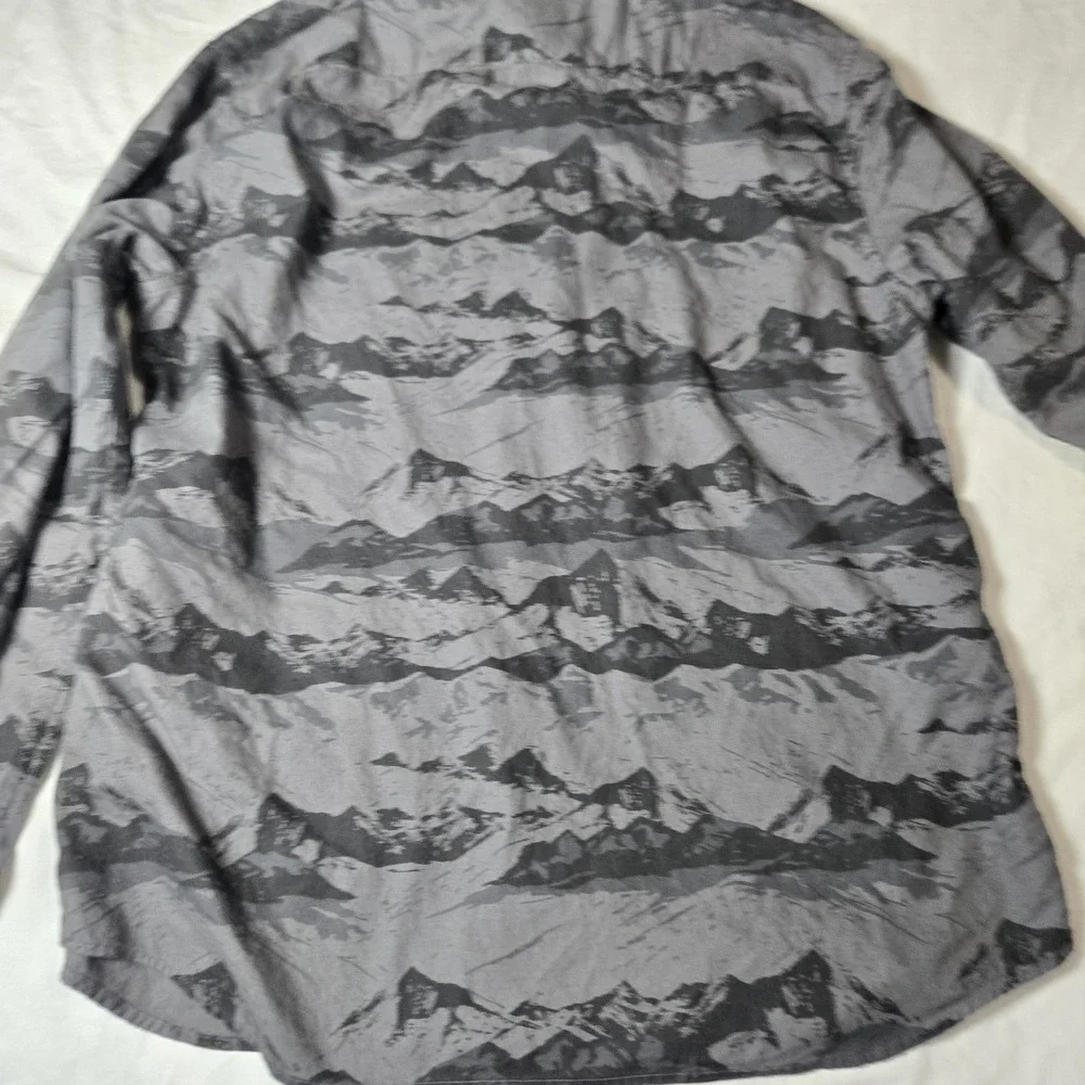 Banana Republic Luxe Flannel Shirt‎ Mens Large Untucked Slim Fit Button Down